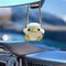 Handmade Crochet Animal Car Hanging Decor Duck Frog Rearview Mirror Charm 4