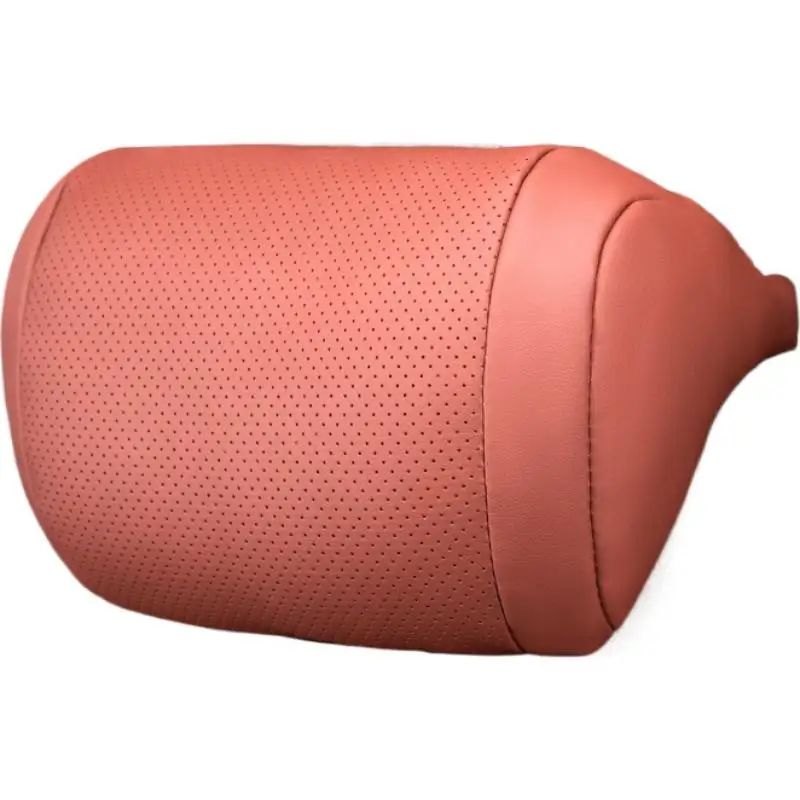 Luxury Nappa Leather Car Neck Pillow For Breathable Headrest Support 5