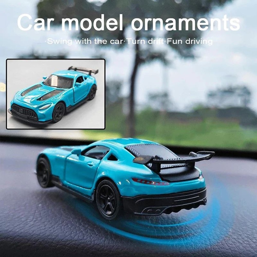 Dashboard Car Ornament Drifting Racer Model 3