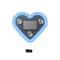 Solar Car Light Heart LED Neon Car Window Decoration 8
