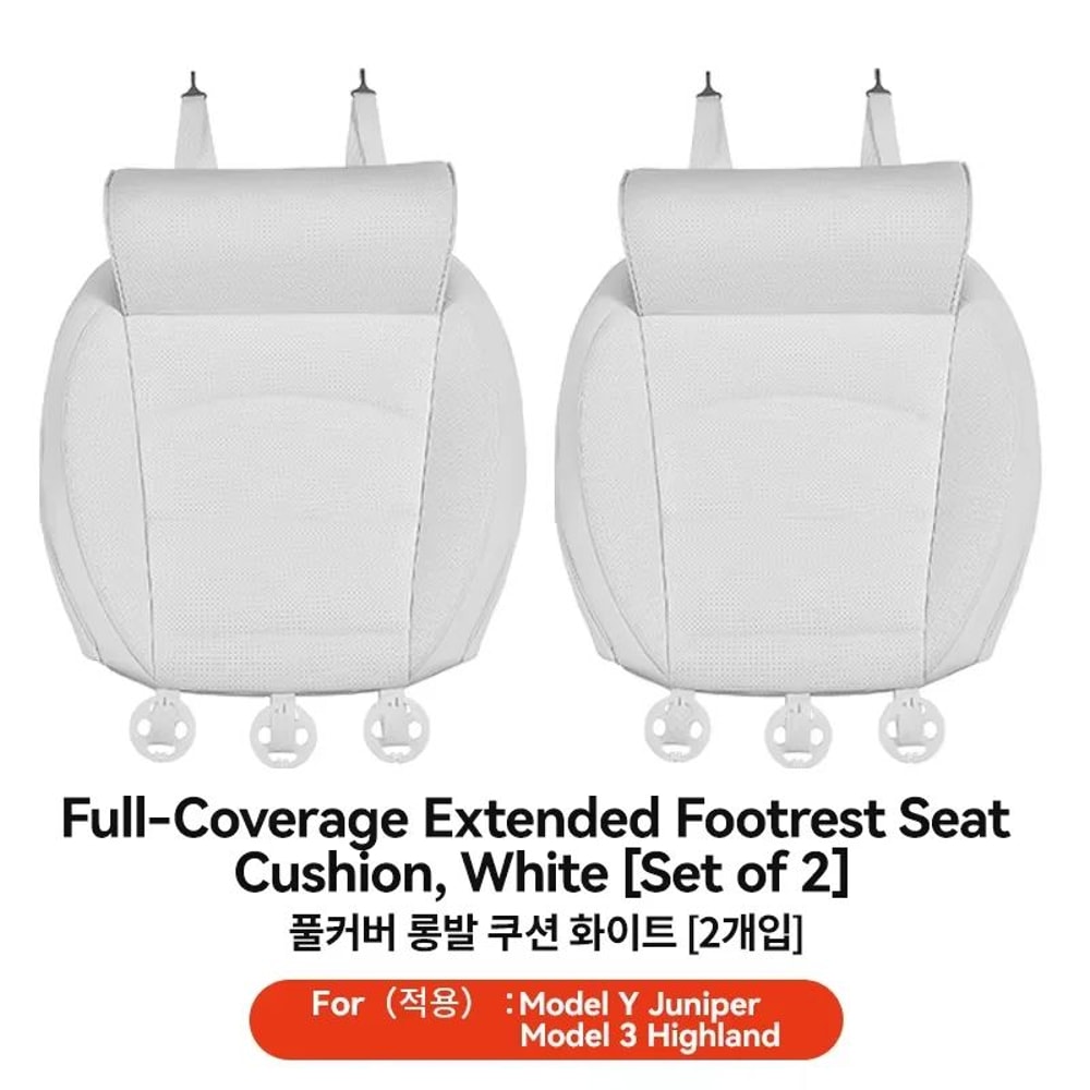 ComfortFit Tesla Seat Cushion With Tesla Leg Support For Model Y Juniper Model 3 Highland 9
