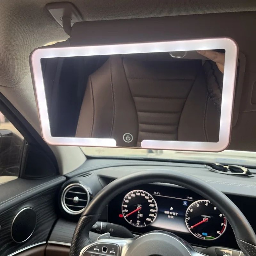 GlowDrive LED Vanity Mirror For Car Sun Visors 5