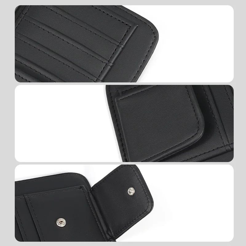 Car Sun Visor Organizer With Sunglasses Holder For Car And Card Clip 3