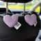 Heart Plush Car Seat Hooks For Bags Purses Backseat Organization 15