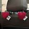 Heart Plush Car Seat Hooks For Bags Purses Backseat Organization 7
