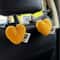 Heart Plush Car Seat Hooks For Bags Purses Backseat Organization 9