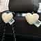 Heart Plush Car Seat Hooks For Bags Purses Backseat Organization 10