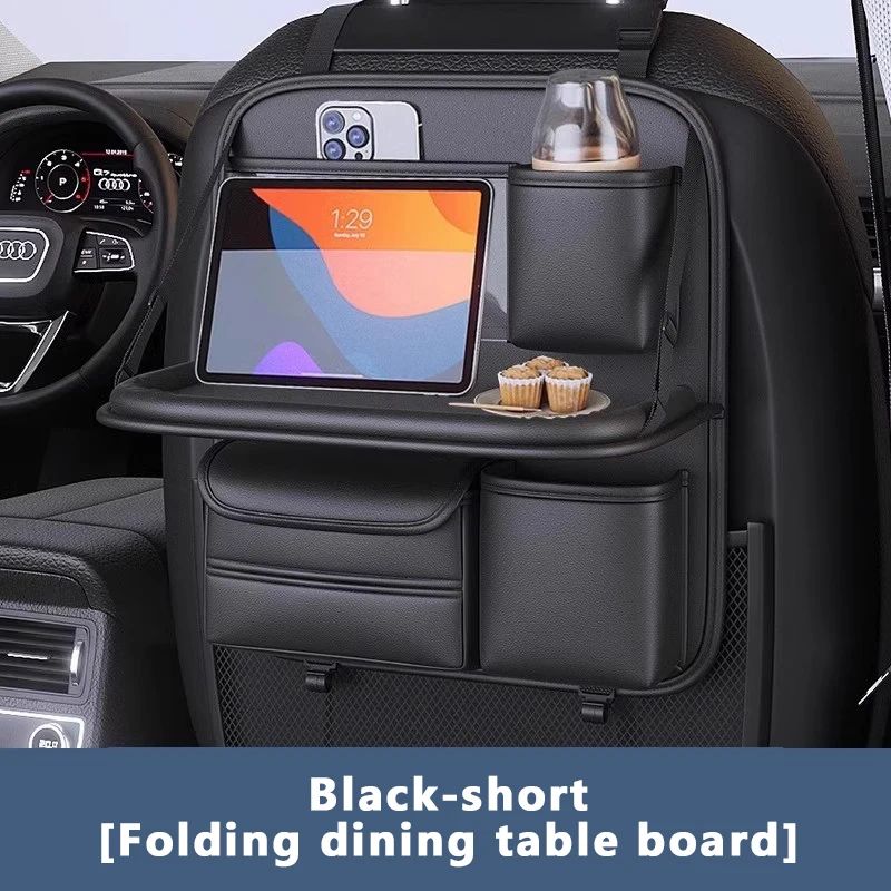 SEAMETAL Car Seat Organizer With Foldable Tray And MultiPocket Backseat Storage 6