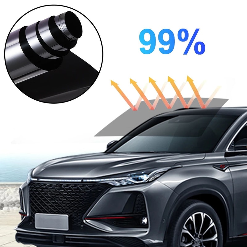 Heat Shield Solar Window Film For Home Office Car Glass 4