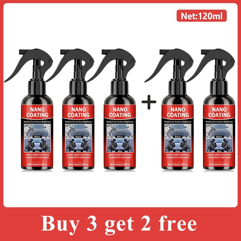 Graphene Ceramic Car Coating Kit High Gloss Nano Paint Protection For LongLasting Shine 9