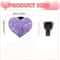 2Pack Heart Car Air Freshener Crystal Car Vent Clip Decor 4