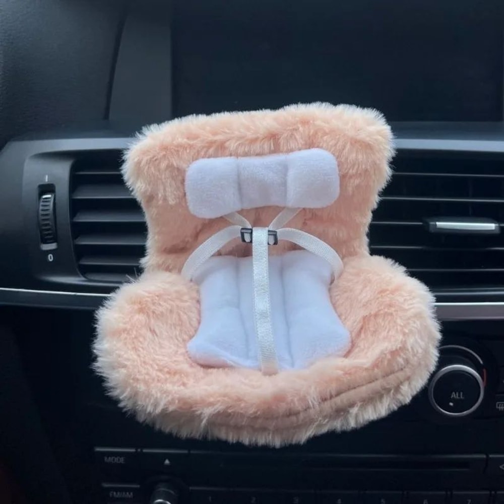 Labubu Car Seat Air Vent Doll Chair Decor 3