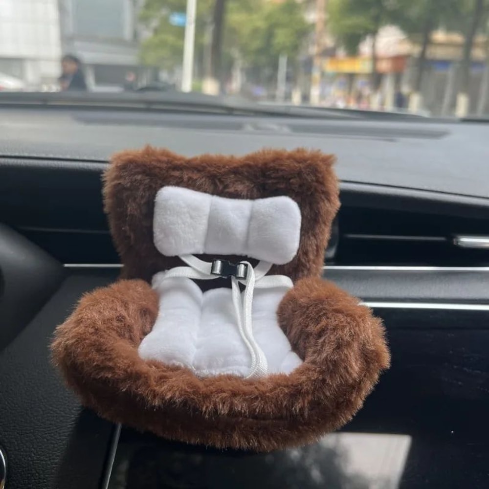 Labubu Car Seat Mini OB11 Doll Display For Cute Car Decor 11