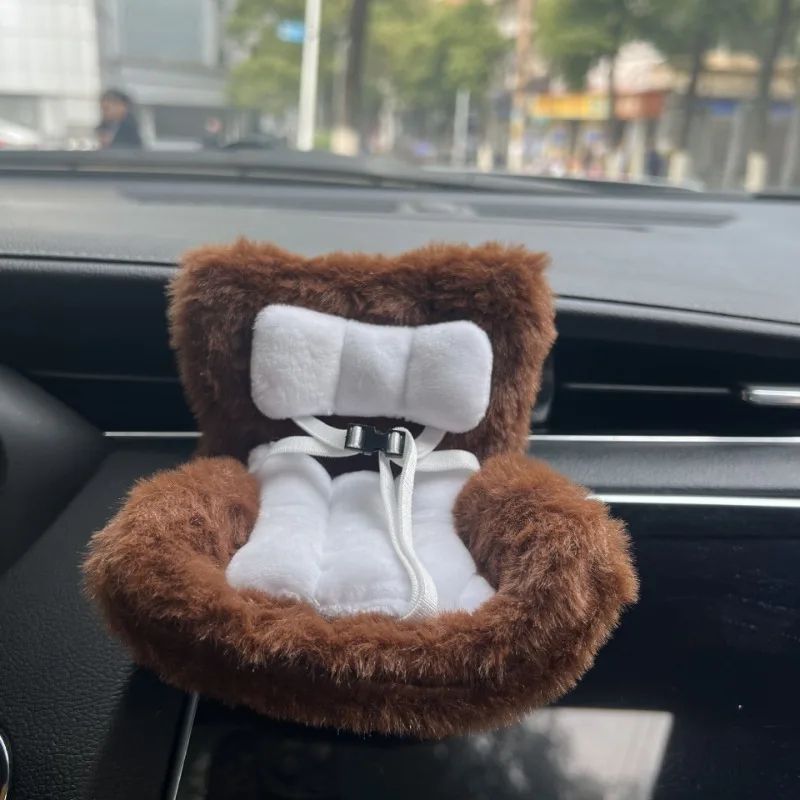 Labubu Car Seat Mini OB11 Doll Display For Cute Car Decor 11