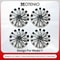 Matte Black Turbine Tesla Model Y Hubcaps 19 Inch Wheel Covers Set Of 4 6