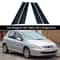 Glossy Car Pillar Post Stickers For Peugeot Citroen Window Trim 8