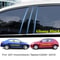 Glossy Car Pillar Post Stickers For Peugeot Citroen Window Trim 11