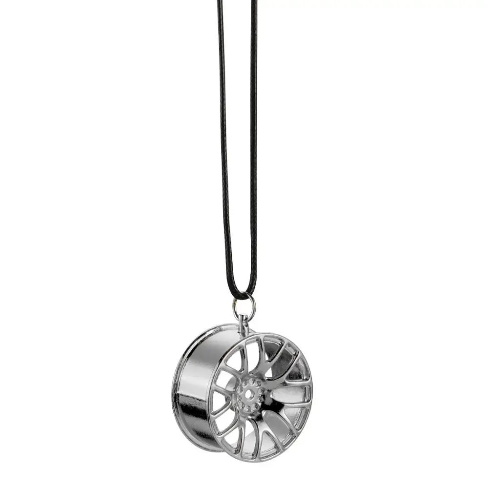 Metal Wheel Hub Car Rearview Mirror Pendant 7