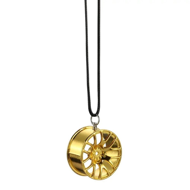 Metal Wheel Hub Car Rearview Mirror Pendant 9