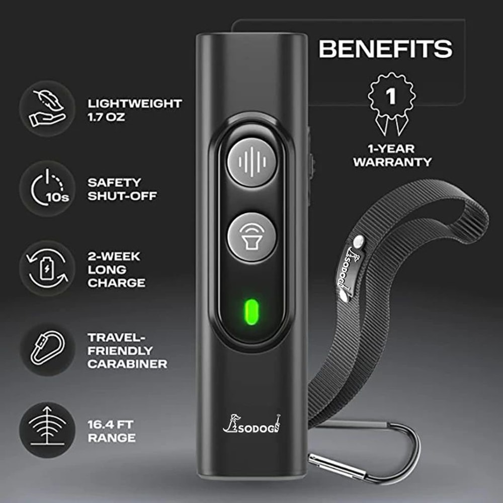 QuietPaw Pro Ultrasonic Dog Repeller Anti Bark Training Device 2