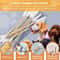 GentlePet Dog Ear Swabs Extra Long Bamboo Cotton Swabs For Safe Pet Ear Cleaning 10