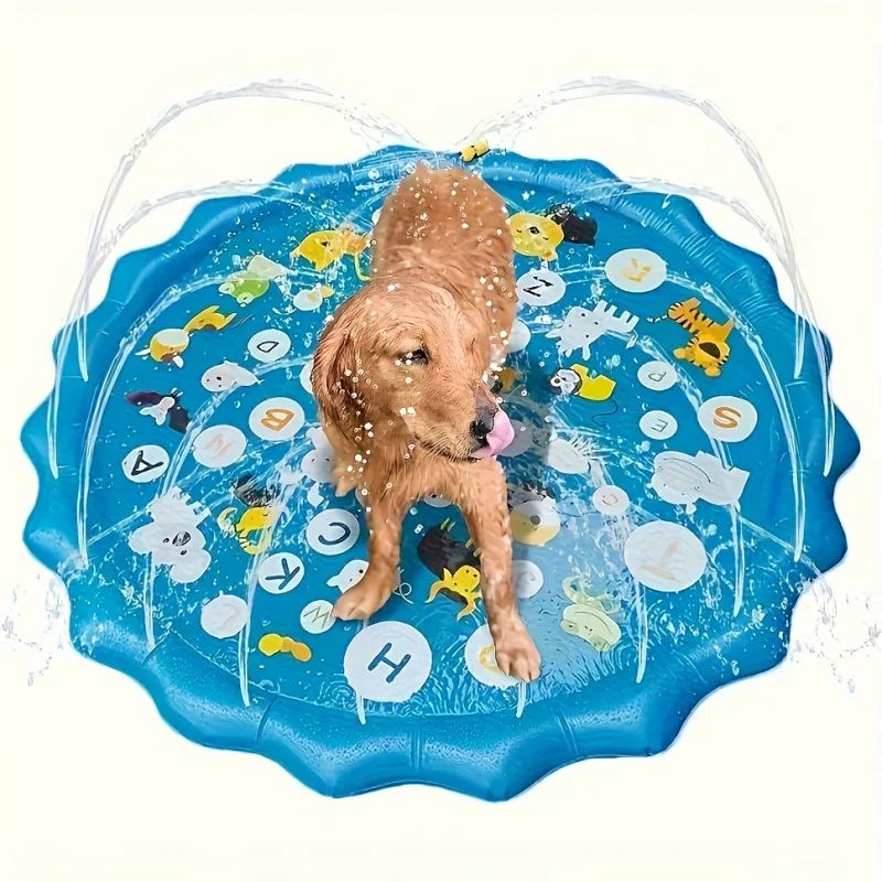 CoolSpray Outdoor Pet Bath Dog Cooling Pool 4