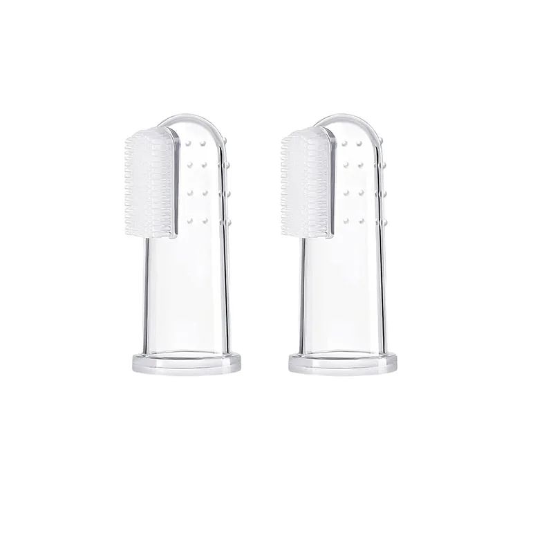 Silicone Finger Pet Toothbrush For Dogs Cats Soft Dental Cleaning Brush For Fresh Breath 6