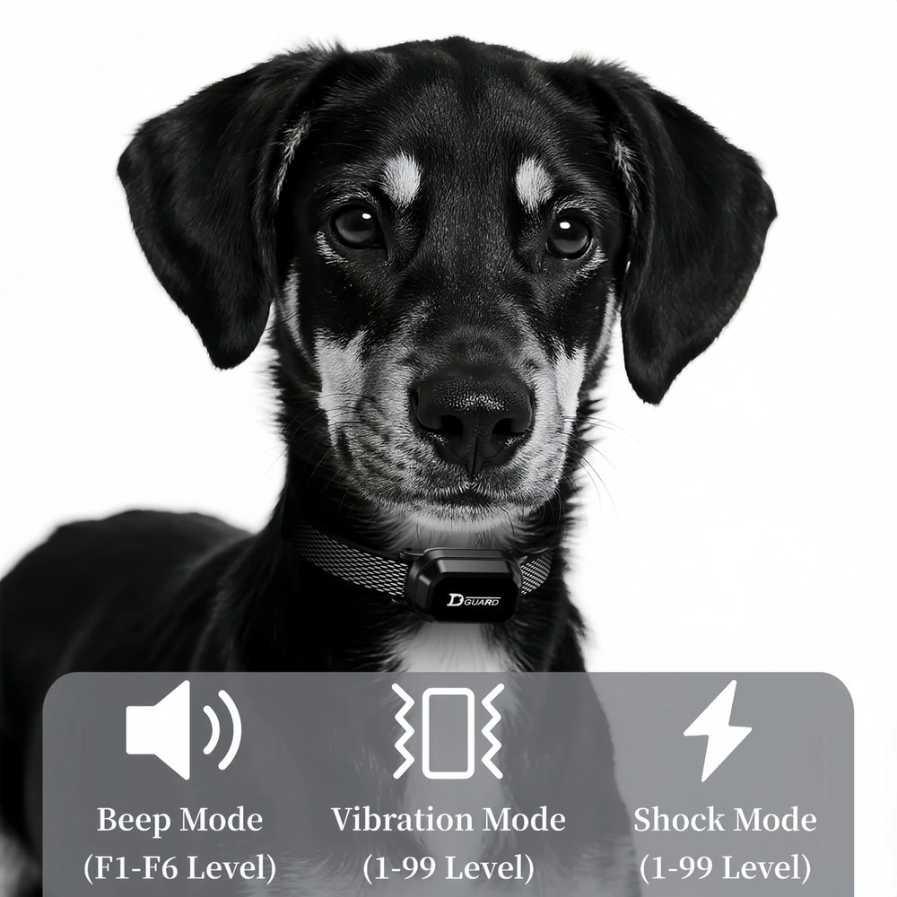 3300FT Waterproof Remote Dog Training Collar For Small To Large Dogs 3