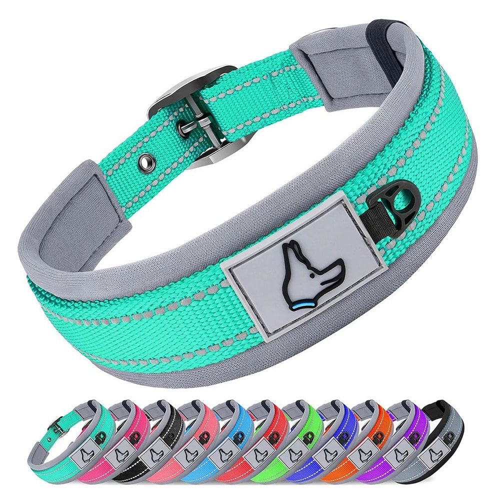 ComfortFit Reflective Padded Dog Collar 0