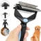 3in1 Pet Deshedding Brush And Fur Knot Cutter 0