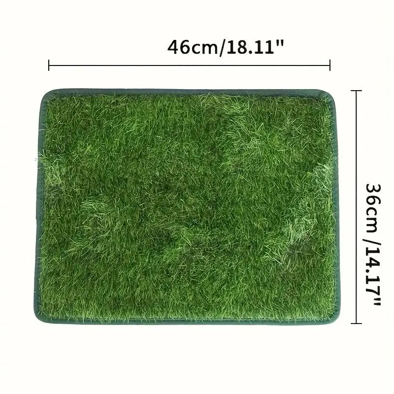 PawPatch Indoor Dog Potty Grass Training Mat For Balcony Patio 6
