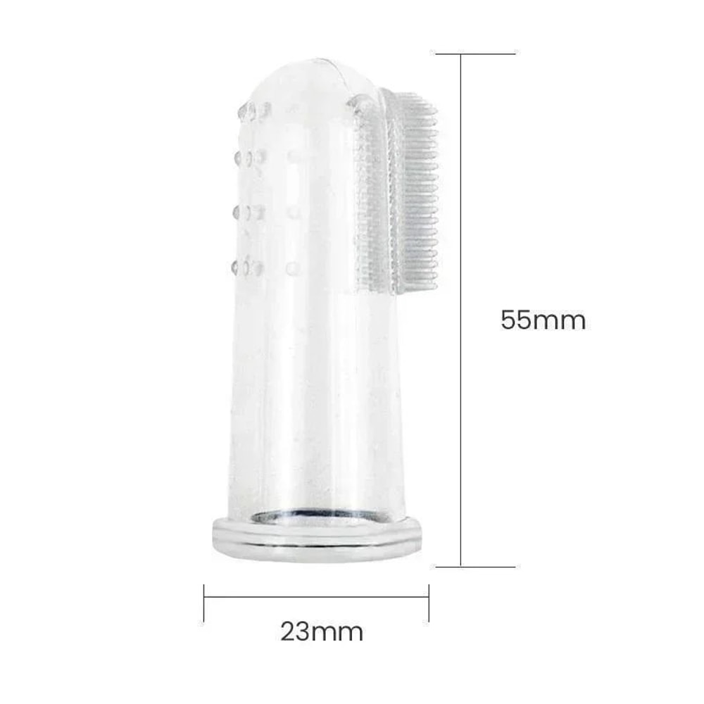 SoftPaw Silicone Pet Finger Toothbrush Set Gentle Dog Cat Dental Care Brush 5Pack 1