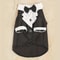 Gentleman Pup Wedding Tuxedo Shirt With Bow Tie For Small Dogs 2