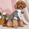 Gentleman Pup Wedding Tuxedo Shirt With Bow Tie For Small Dogs 3
