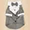 Gentleman Pup Wedding Tuxedo Shirt With Bow Tie For Small Dogs 7