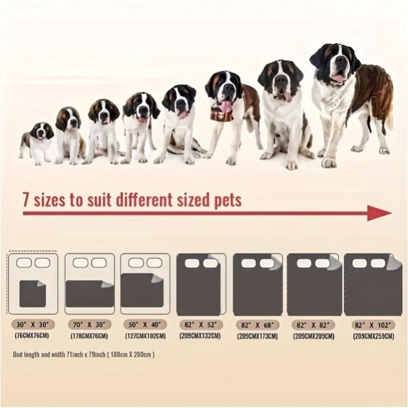 Reversible Waterproof Dog Bed Cover And Sofa Protector Blanket 8