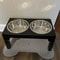 Adjustable Elevated Dog Feeder With Stainless Steel Bowls For Small Large Dogs 5