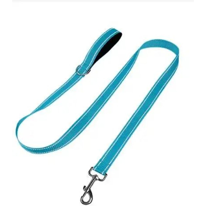 Reflective Dog Leash With Adjustable Nylon Lead For Safe Night Walks 14