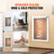 SucceBuy Weatherproof Dog Door With Aluminum Frame Locking Flap For Interior And Exterior Doors 2