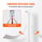 SucceBuy Weatherproof Dog Door With Aluminum Frame Locking Flap For Interior And Exterior Doors 4