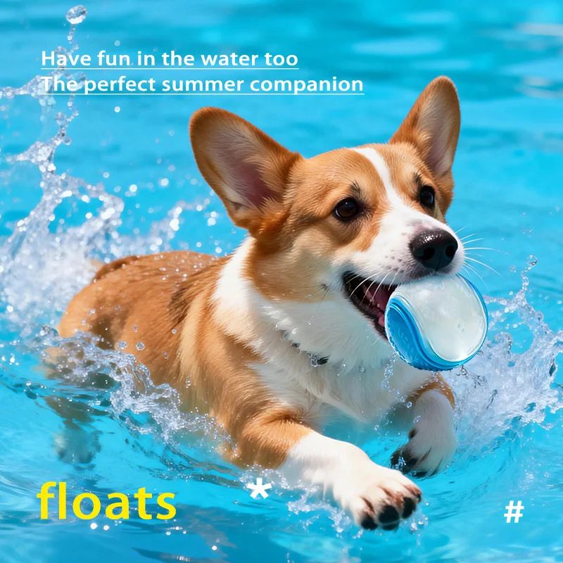 GlowFetch Durable Rubber Dog Ball For Night Play 2