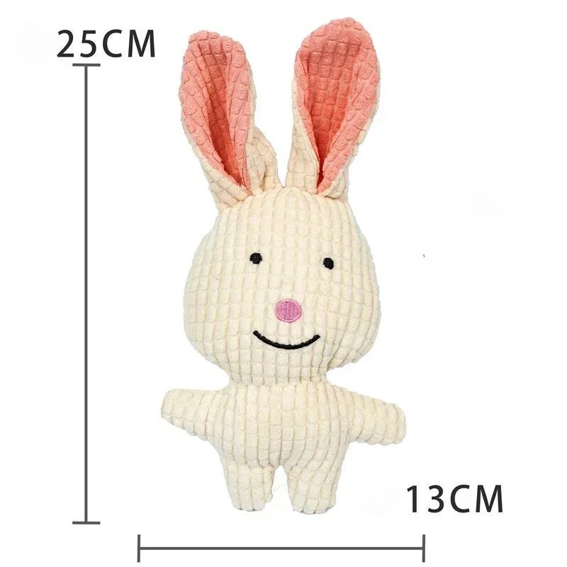 Cozy Chew Squeaky Dog Toy For Puppy Teething And Boredom Relief 8