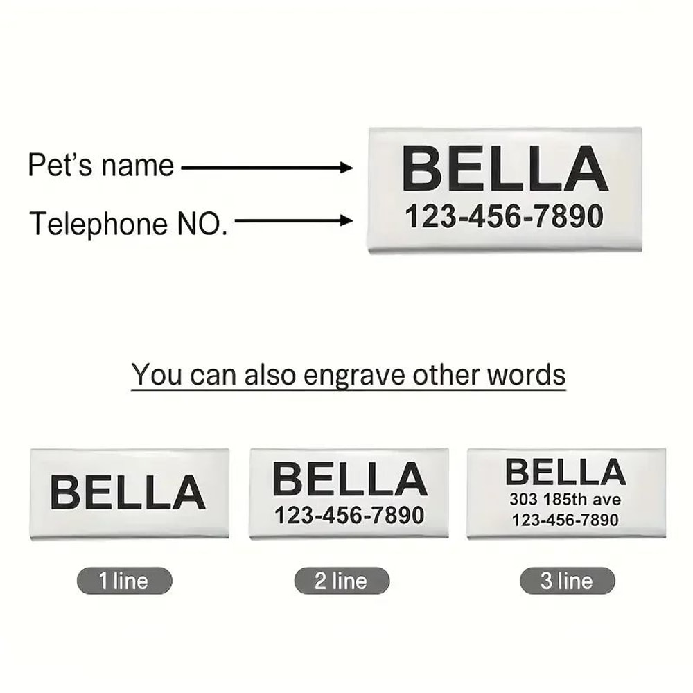 Personalized Reflective Cat Collar With Engraved ID Safety Buckle 4