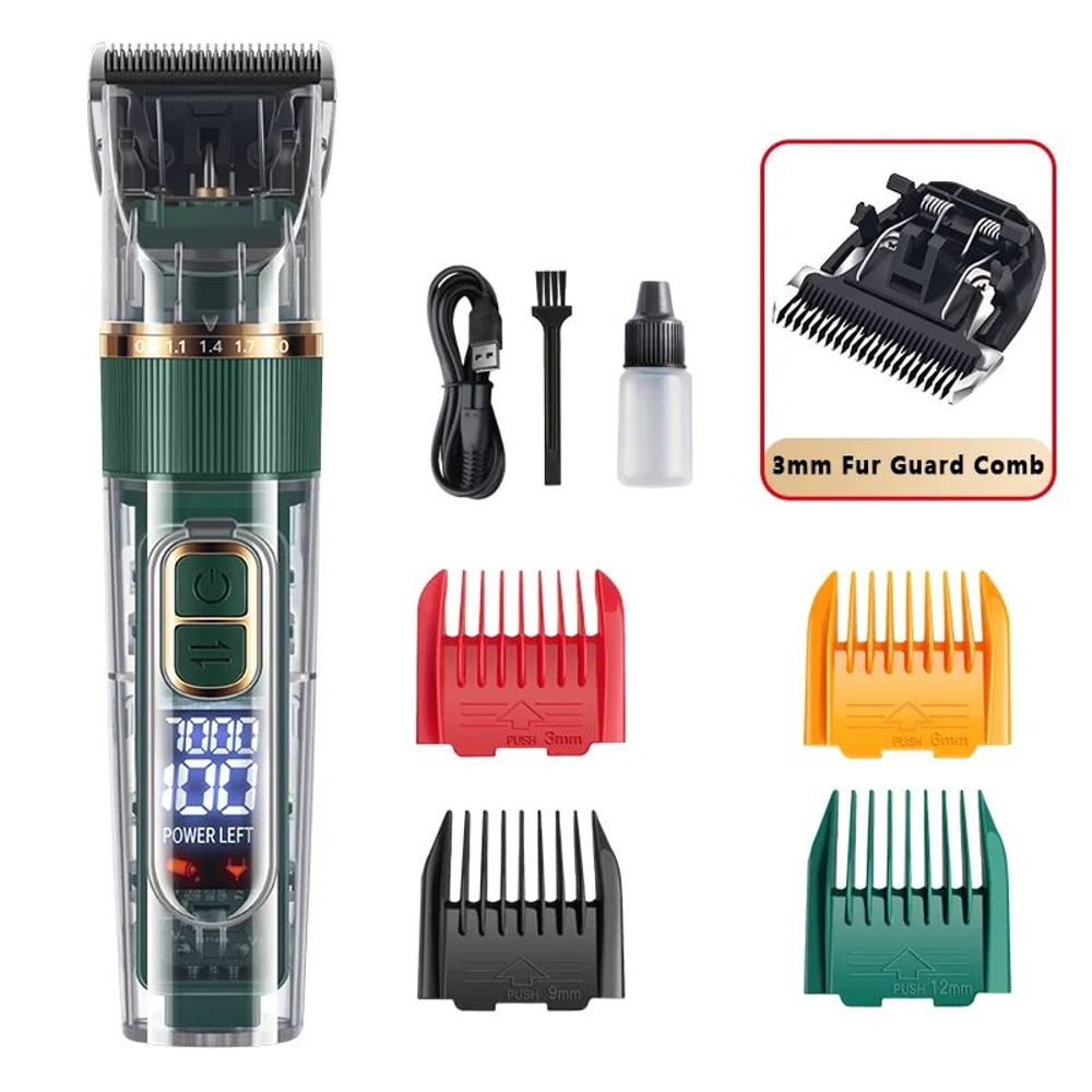 ProGroom Cordless Pet Hair Clipper For Dogs Cats With LED Display 11
