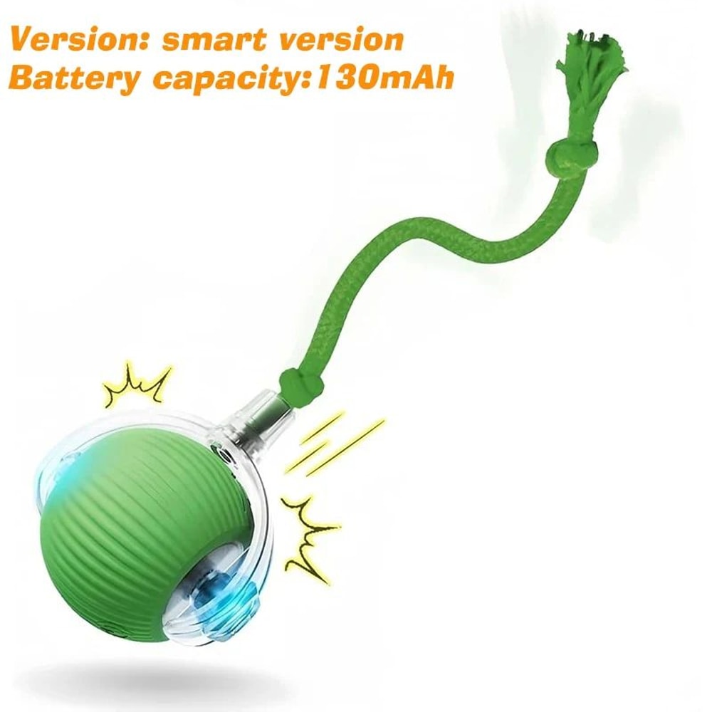 SmartPlay Automatic Rolling Dog Ball Rechargeable Interactive Puppy Toy 8