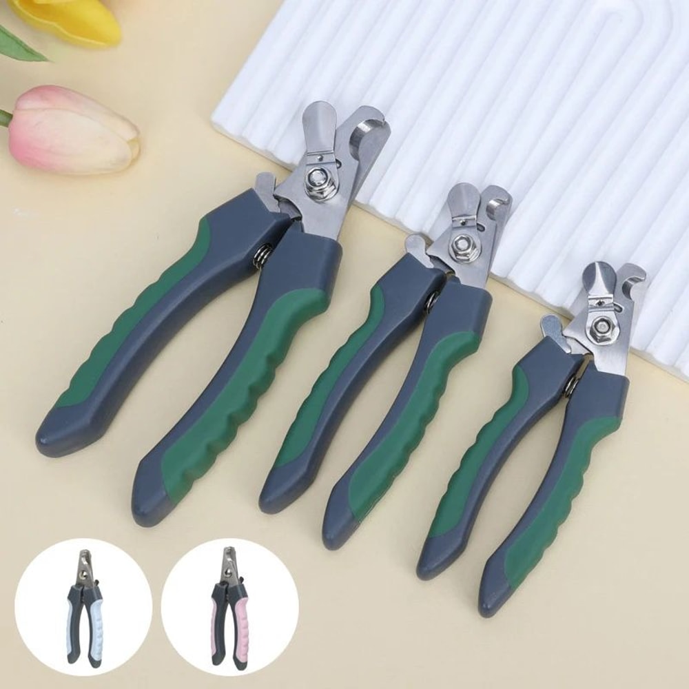 PawEase Stainless Steel Pet Nail Clippers For Dogs Cats 0