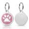 Personalized Glitter Paw Pet ID Tag For Dogs Cats 9
