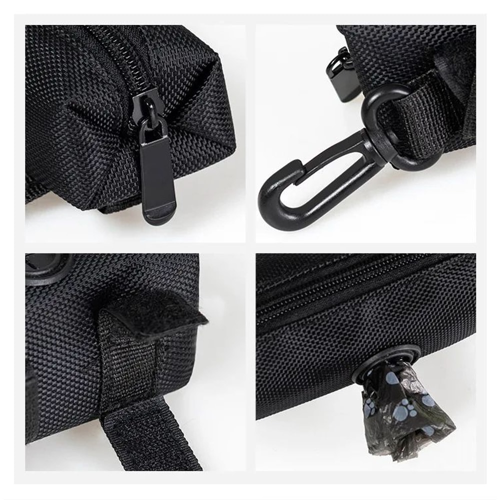 Pet Waste Bag Holder With ClipOn Dispenser For Dog Walks 4
