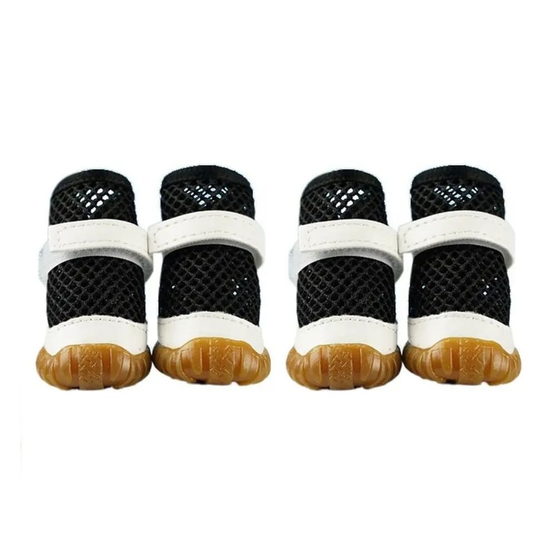 PawCool Dog Summer Shoes Breathable Dog Boots With AntiSlip Sole For Small Dogs 7