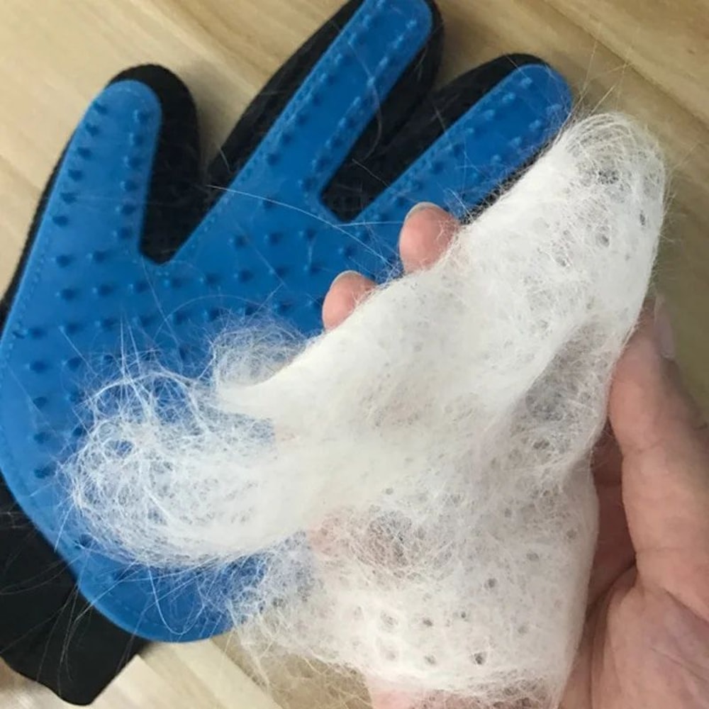 Pet Hair Removal Grooming Gloves For Cats Dogs Breathable Deshedding Brush Mitts 2